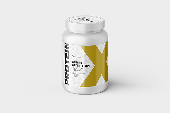 Download Sport Nutrition Plastic Jar Mockup Creative Market