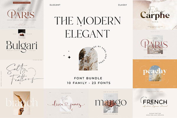 Download The Modern Font Bundle Creative Market